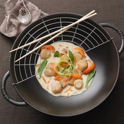 STAUB | Round Cast Iron Serving Dish – Ø 37 cm - Black