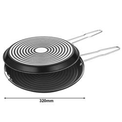 Keerpan - aluminium - Ø 320mm - hoogte: 60mm - anti‑aanbak