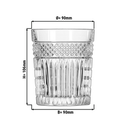 RADIANT - كؤوس شرب شفافة متعددة الإستخدام - 350 مل (قطعة x12)