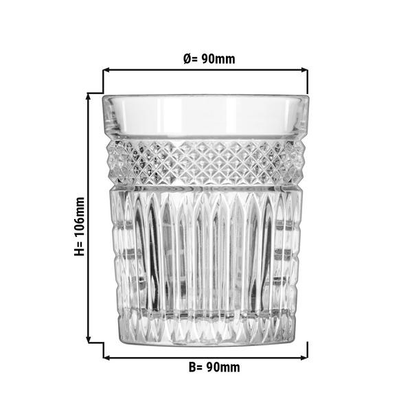 (12 komada) Višenamjenska čaša za piće - RADIANT - 350 ml - Prozirna 