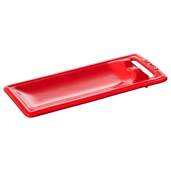 STAUB | CERAMIQUE - Lepelsteun - 250x100mm - Keramiek - Kersenrood