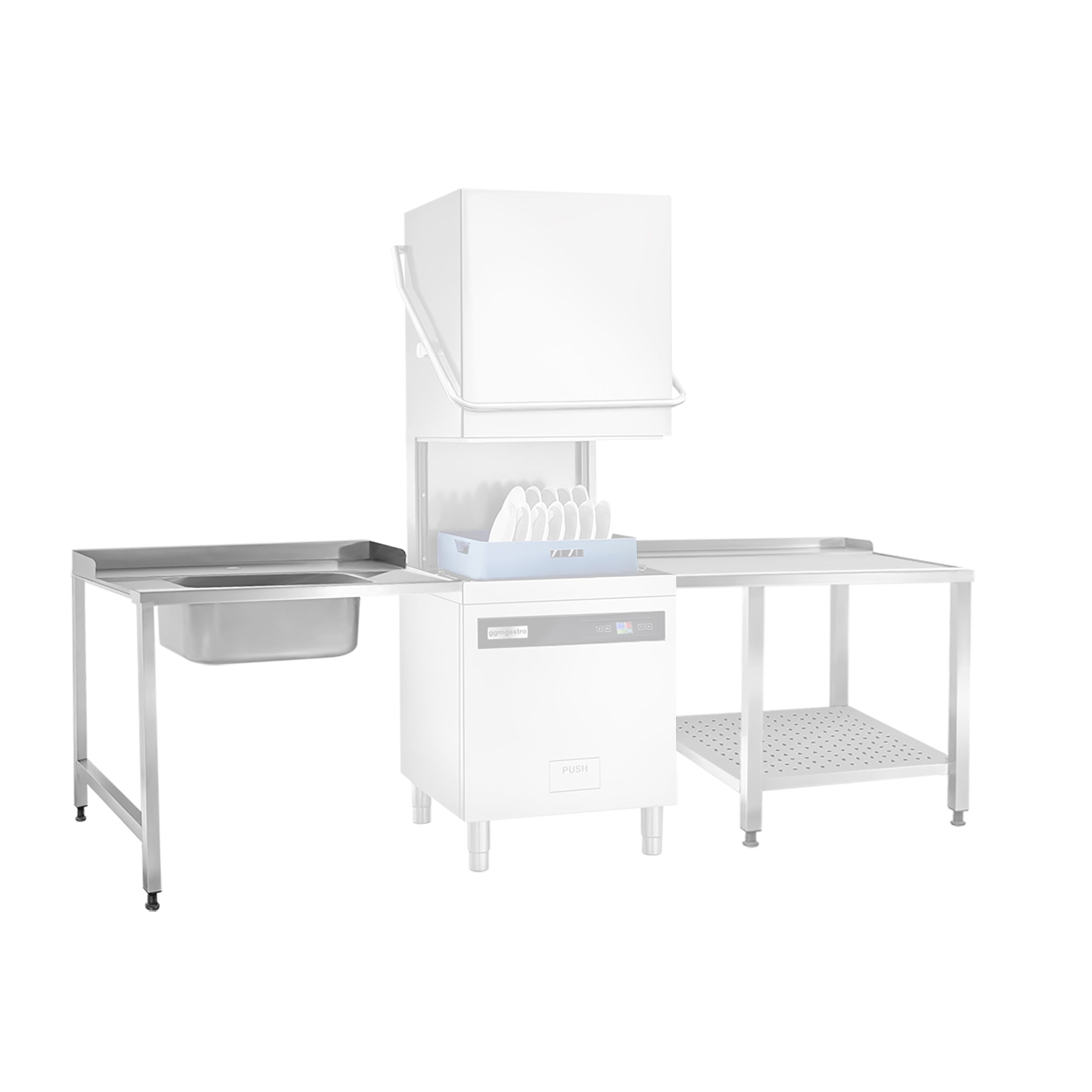 Table d’alimentation - 1200mm - Montage à gauche - avec 1 bac - pour DSOZ445N