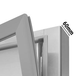 Réfrigérateur pour boulangerie en inox PREMIUM - EN 600x400 - 850 litres - avec 1 porte