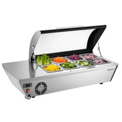 Vetrina refrigerata da banco / Vetrina superiore - 67 litri - 1030 mm - per 8x GN 1/6 o 4x GN 1/3