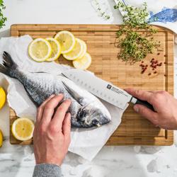 ZWILLING | ALL * STAR - Couteau Santoku - Lame: 180 mm - Argenté