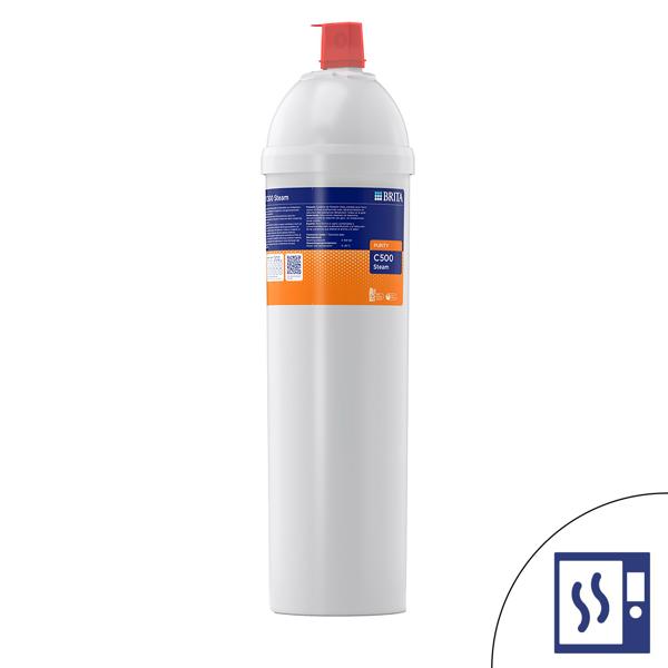 BRITA | Commercial Water Filter Cartridge for Combi Steamers & Ovens – 4,675 L @10°dH – Fits Head 1023325 – Bypass Pos. 1