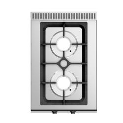 Gasfornuis tafelmodel - 400x600mm - 12,0 kW - 2 pits
