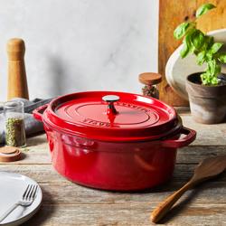 STAUB | LA COCOTTE - kokotka - oválná - 330 mm - litina - třešňově červená