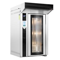 Rotierender Elektro Bäckerei-Heißluftofen mit Dampffunktion - Touch - 12-15x EN 600x400 - inkl. Waschsystem