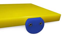 (2 kpl) Leikkuulaudan stoppari - 40x10x35 mm - Sininen