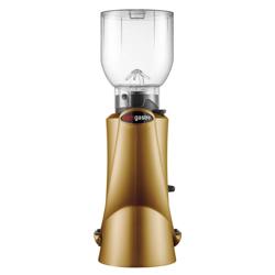 Butikskaffekvarn - Bönbehållare 2 kg - 55 dB tystgående - Med doserare - Guld