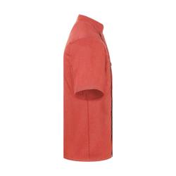 KARLOWSKY | Jachetă de bucătar cu mânecă scurtă stil blugi - Vintage Red - Mărimea: 58