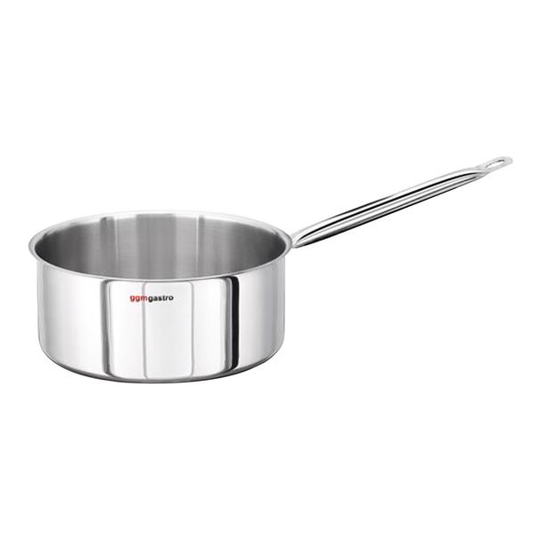 Panela com cabo - AISI 304 - 3L - Ø200mm - Altura:90mm - compatível com indução, gás, cerâmica e fogão eléctrico