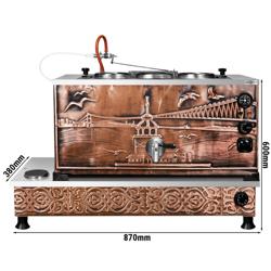 Commercial Electric Copper Tea Urn - 870mm - 33 Litres - Istanbul Design