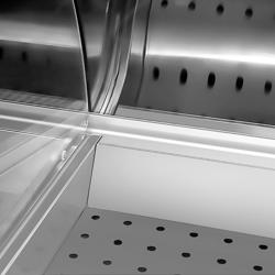 Visvitrine - 1875x880mm - gebogen ruit