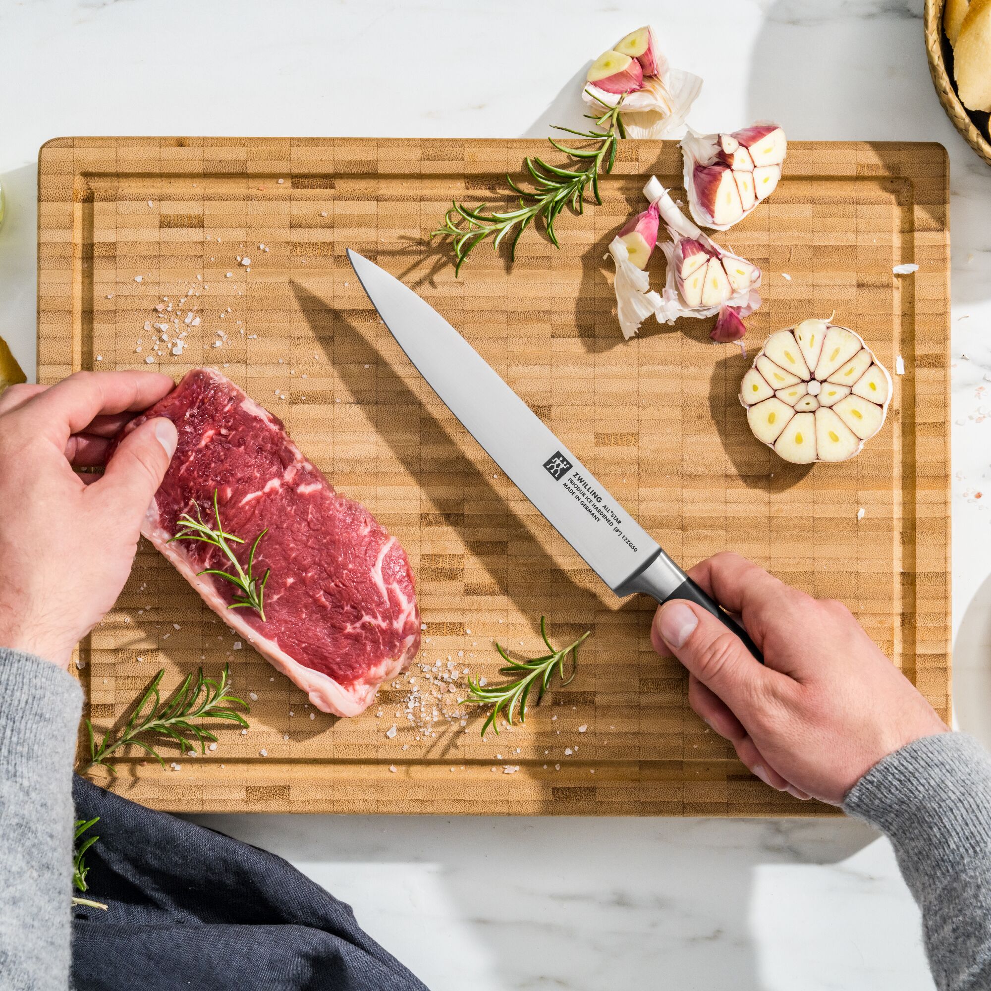 ZWILLING | ALL * STAR - Couteau à viande - Lame: 200mm - Argenté