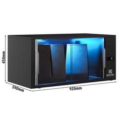 ELECTROLUX PROFESSIONAL | Commercial SafeBox Hot Holding Cabinet – Sliding Doors - UV‑C - 60–85 °C