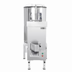 Aardappelschilmachine - 600kg/h - 1,5kW - 400V - met filter - incl. frietmes 10mm - incl. fritessnijder