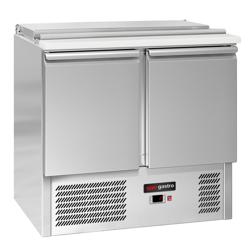 Saladette ECO - 903mm - 2 deuren - met RVS deksel voor 2x GN 1/1 & 3x GN 1/6
