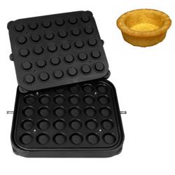 Tartlet Mould Plates - Round - Ø 49mm - for 30 tartlets - compatible with Tartlet machine TMPIC