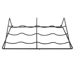 Trådhylla - 319x495x116 mm - svart - plastbelagd - för WKSS375 - för upp till 4 vinflaskor