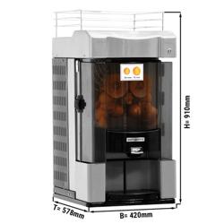 Commercial Automatic Orange Juicer - Worktop - 18 kg hopper - 25 oranges/min - Grey