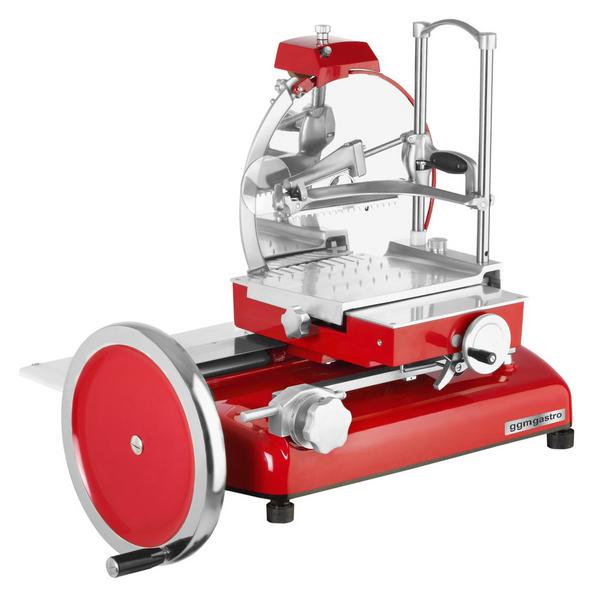 Rustik Volanlı Dilimleme Makinesi - Bıçak: Ø 350mm - Kırmızı