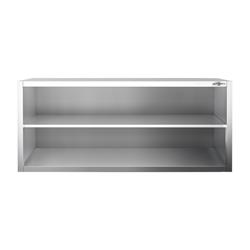 Zidni viseći ormarić od nehrđajućeg čelika PREMIUM - 1600x400 mm - Bez kliznih vrata - 650 mm visine