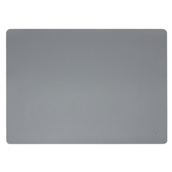 (12 stuks) Placemats James - in elegante lederlook - 33 x 46 cm - Grafiet