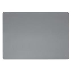 (12 stuks) Placemat James - lederlook - 33x46cm - graphit