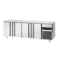 Tavolo congelatore PREMIUM - 2300x700mm - con 4 porte
