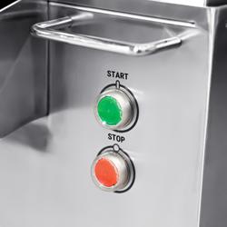 Tăietor electric profesional pentru legume PROFESIONAL - 1500 kg/h - 370 W - 230 V - pentru cartofi pai 10×10 mm