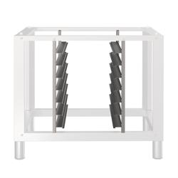 Állvány kelesztőszekrényhez - 930x740x800 mm | 7 x GN 1/1 | sínköz: 80 mm - rozsdamentes acél | nagy teherbírás | könnyen tisztítható - BUV80010-hoz