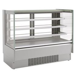 Koel- & Gebaksvitrine - 365 liter - 1250mm - schuifdeuren - met 3 schappen - dubbel glas