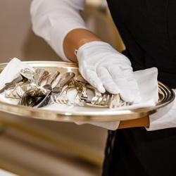 KARLOWSKY | Rękawica do serwowania - biała	