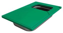 Snijplank - 600x400mm - Kunststof - Groen - Inclusief bak