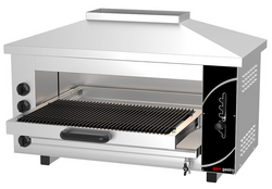 Horno Pita/ Salamander PRO con 4 Quemadores y Baño María - 1.02m | Gratinador | tostadora | parrilla trasera | gasolina | gastronomía