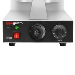 Macchina per waffel - Singola - Manuale - 1,3 kW - Forma: Forma a cuore