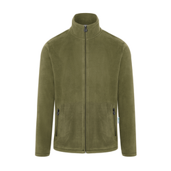 KARLOWSKY | Men's Workwear Fleece Jacket Warm-Up - Moss Green - Size: XL