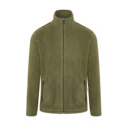 KARLOWSKY | Mens Workwear Fleece Jacket Warm-Up - Moss Green - Size: 4XL