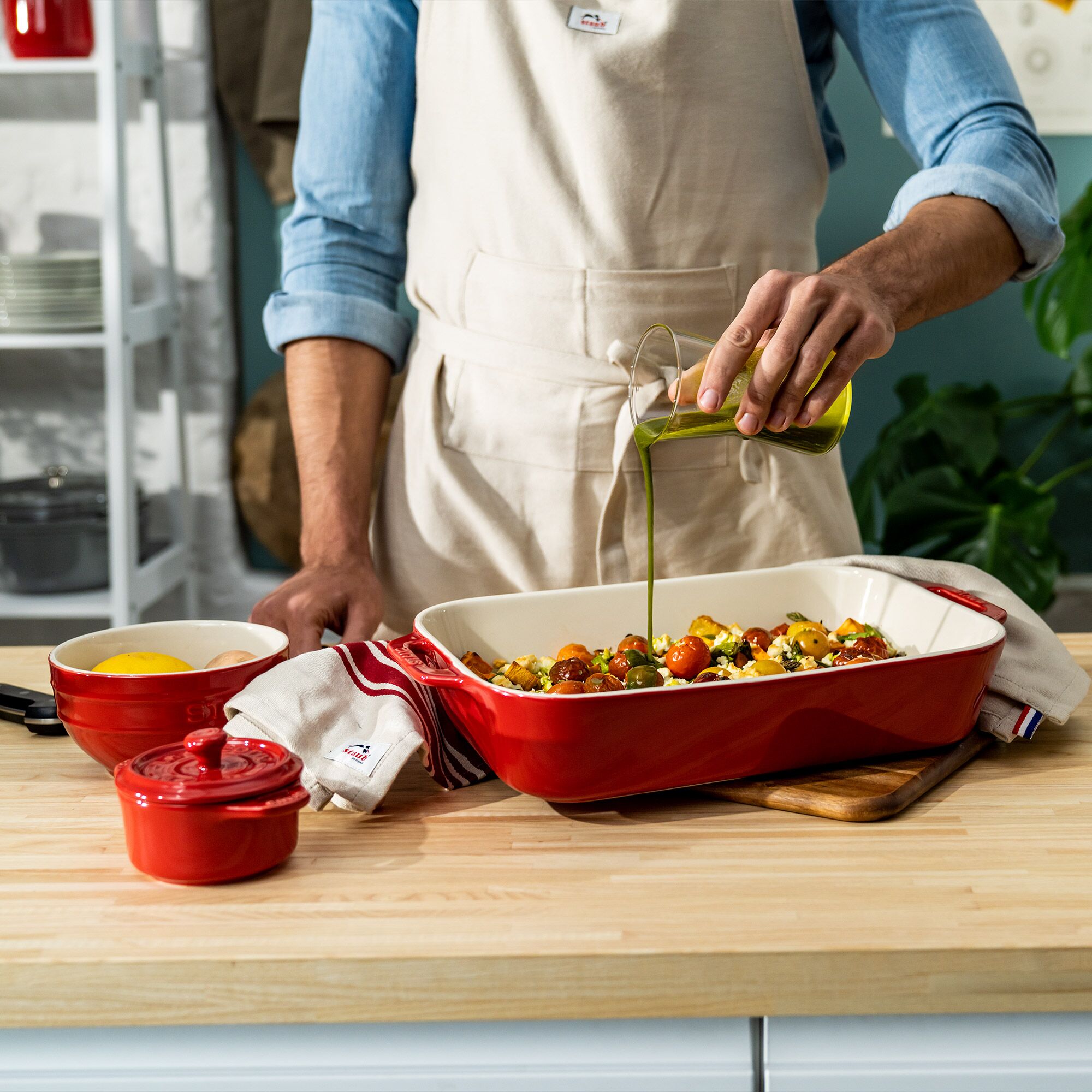 STAUB | CERAMIQUE - Mini Cocotte - Ø 100mm - redonda - cerámica - rojo cereza