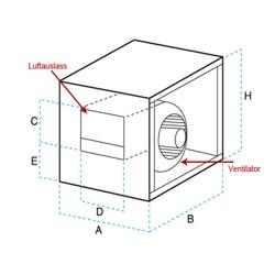 Airbox - 2800 m³ pro Stunde - 230 Volt