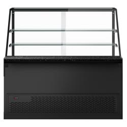 Koelvitrine TORONTO - 1600x900mm - dubbele beglazing - 2 planken - LED-verlichting - granieten werkblad