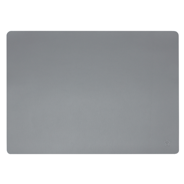 (144 stuks) Placemats James - in elegante lederlook - 33 x 46 cm - Grafiet	 