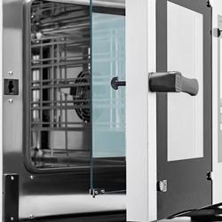 Forno combinato a vapore per panificazione-Elettrico-Forno combinato a vapore - Touch screen - 7" display TFT touch - 4x EN 600x400 - incl. Sistema di lavaggio