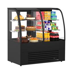 Commercial cake display fridge Self-Service - 1400mm - Double glazing - with 2 glass shelves - for patisserie