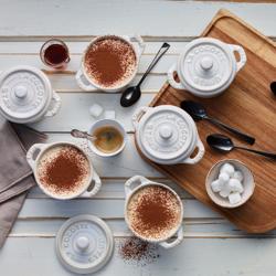 STAUB | CERAMIQUE - Cocotte Set- 4-pcs - Ø 100mm - Cerámica - Marfil-Blanco