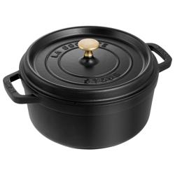 STAUB | LA COCOTTE – Cocotte – Ø 180 mm – żeliwo – czarna