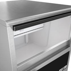 Machine à glaçons avec bac de stockage - Glaçons pleins - 85kg/24h - avec réserve 40kg