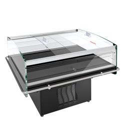 Kühlinsel - 1170mm - mit 2 Glasschiebetüren